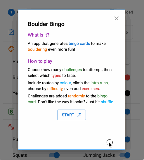 Boulder Bingo